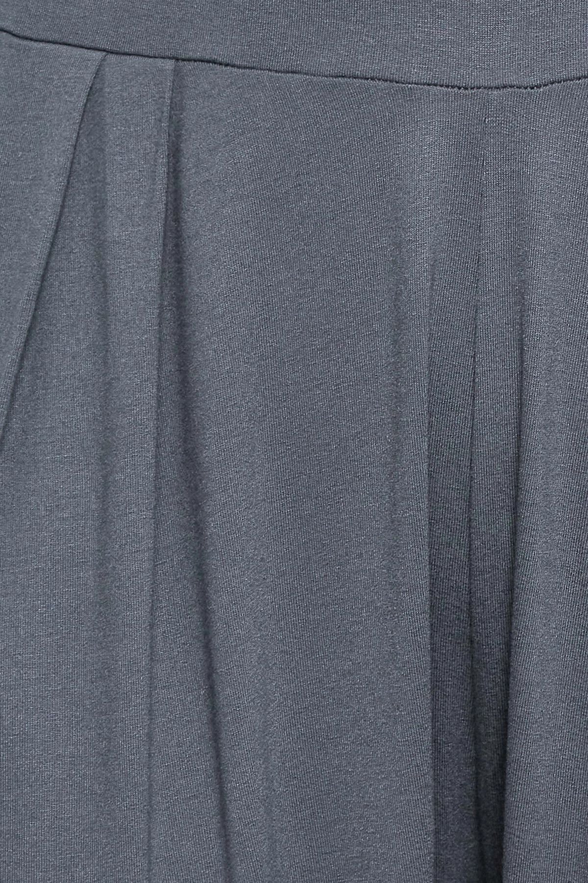 Büyük Beden Cepli Beli Lastikli Likralı Dar Paça Streç Pantolon 143415