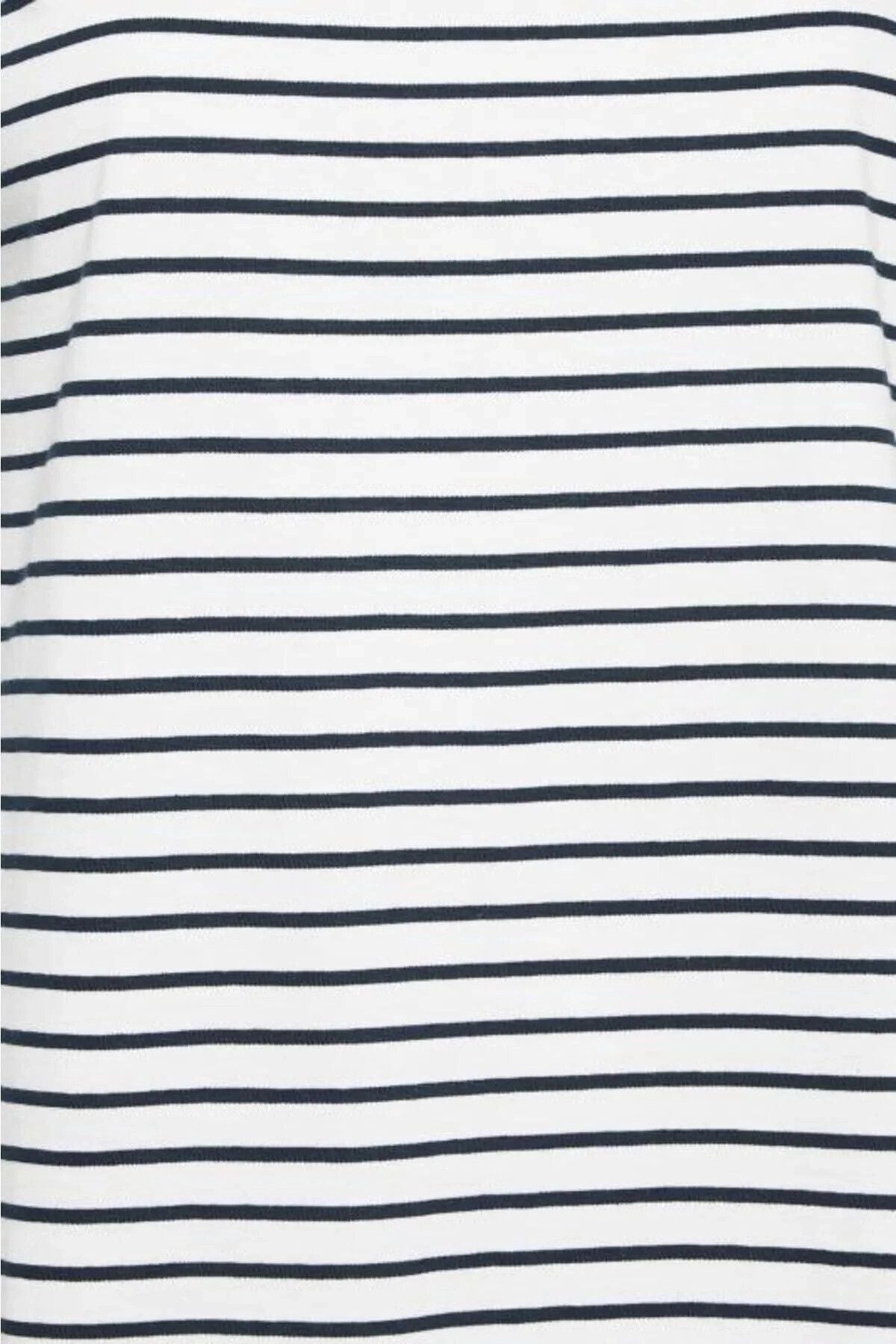 Büyük Beden Bisiklet Yaka Kısa Kollu Yırtmaç Detaylı Çizgili T-shirt 301617