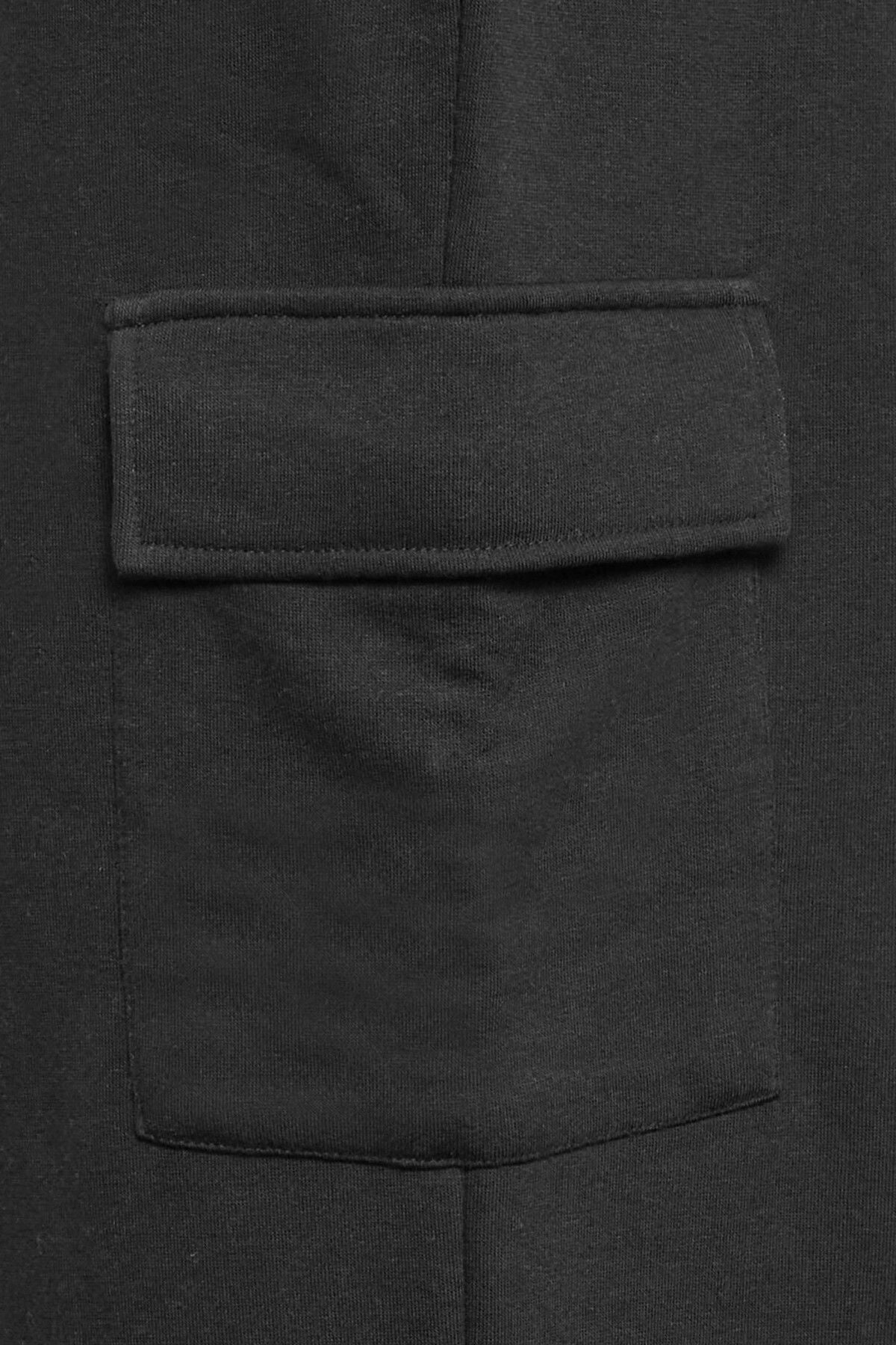 Büyük Beden Geniş Paça Cepli Beli İpli Kargo Pantolon 215953