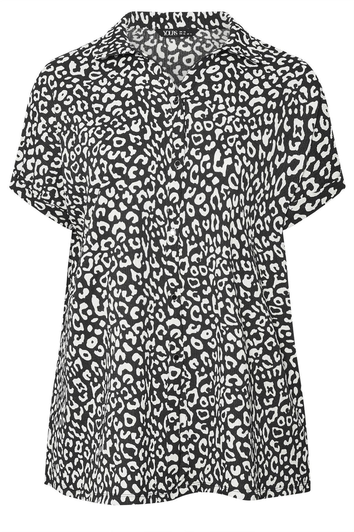 Büyük Beden Bol Kalıp Desenli Gömlek 303963