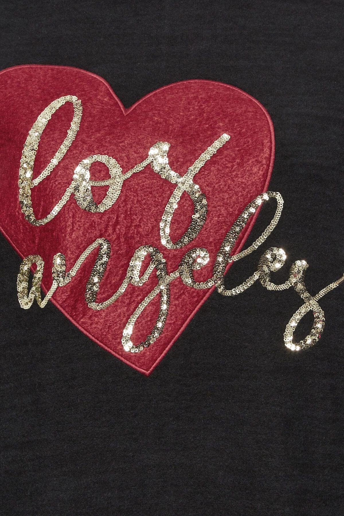 Büyük Beden Yazılı Payet Detaylı Yuvarlak Yaka Triko Kazak 301779