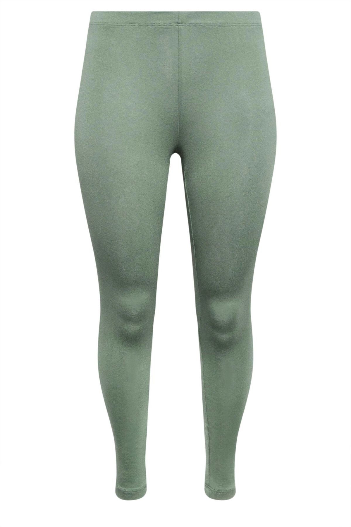 Büyük Beden Vücudu Saran Likralı Streç Tayt 143597