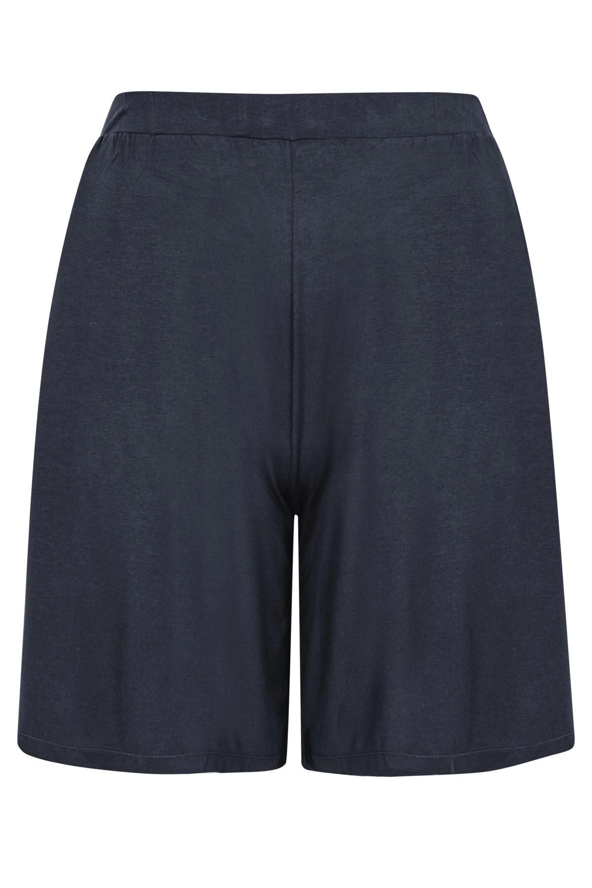 Büyük Beden Bol Kesim Cepli Beli Lastikli Kısa Şort 144216