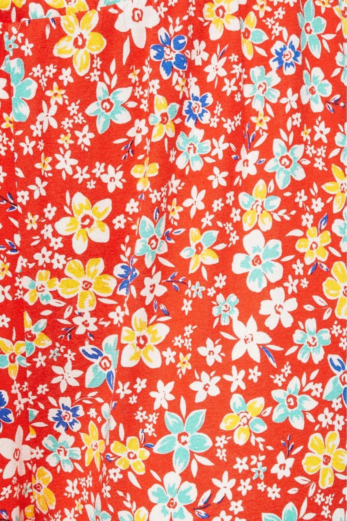 Büyük Beden Beli Lastikli Desenli Bol Kesim Likralı Şort 302409