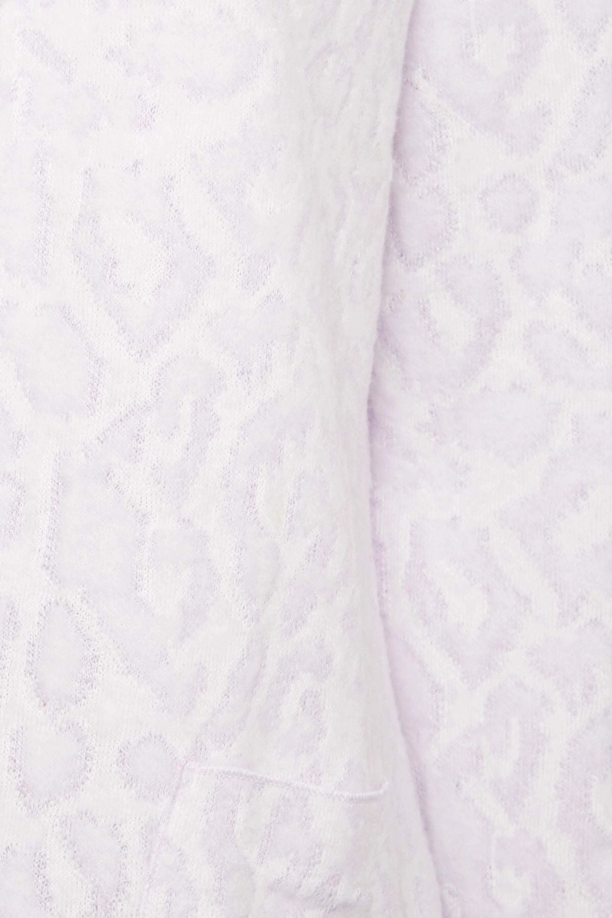 Büyük Beden Kapüşonlu Önü Kapamasız Cepli Desenli Suni Kürk Ceket 301663