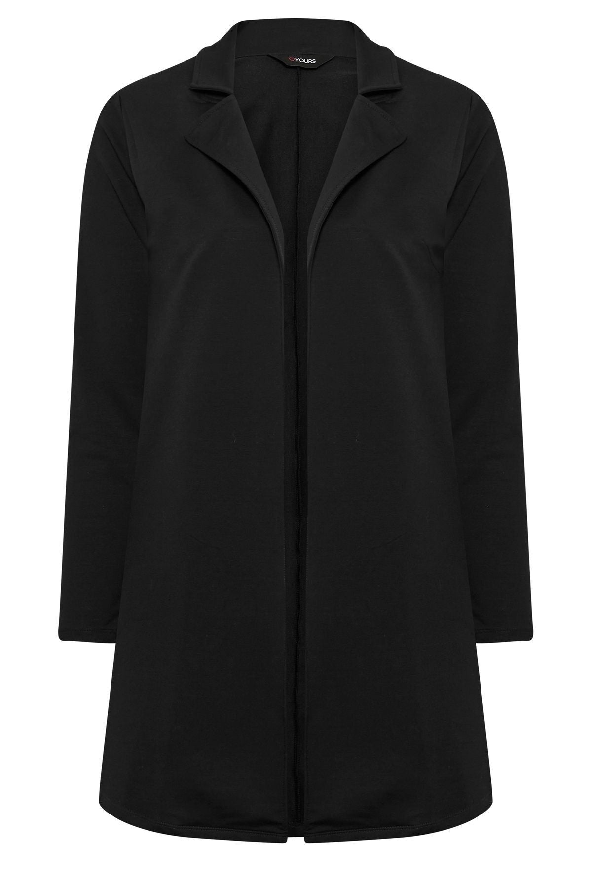 Büyük Beden Cepli Uzun Kollu Düğmesiz İnce Blazer Ceket 301320