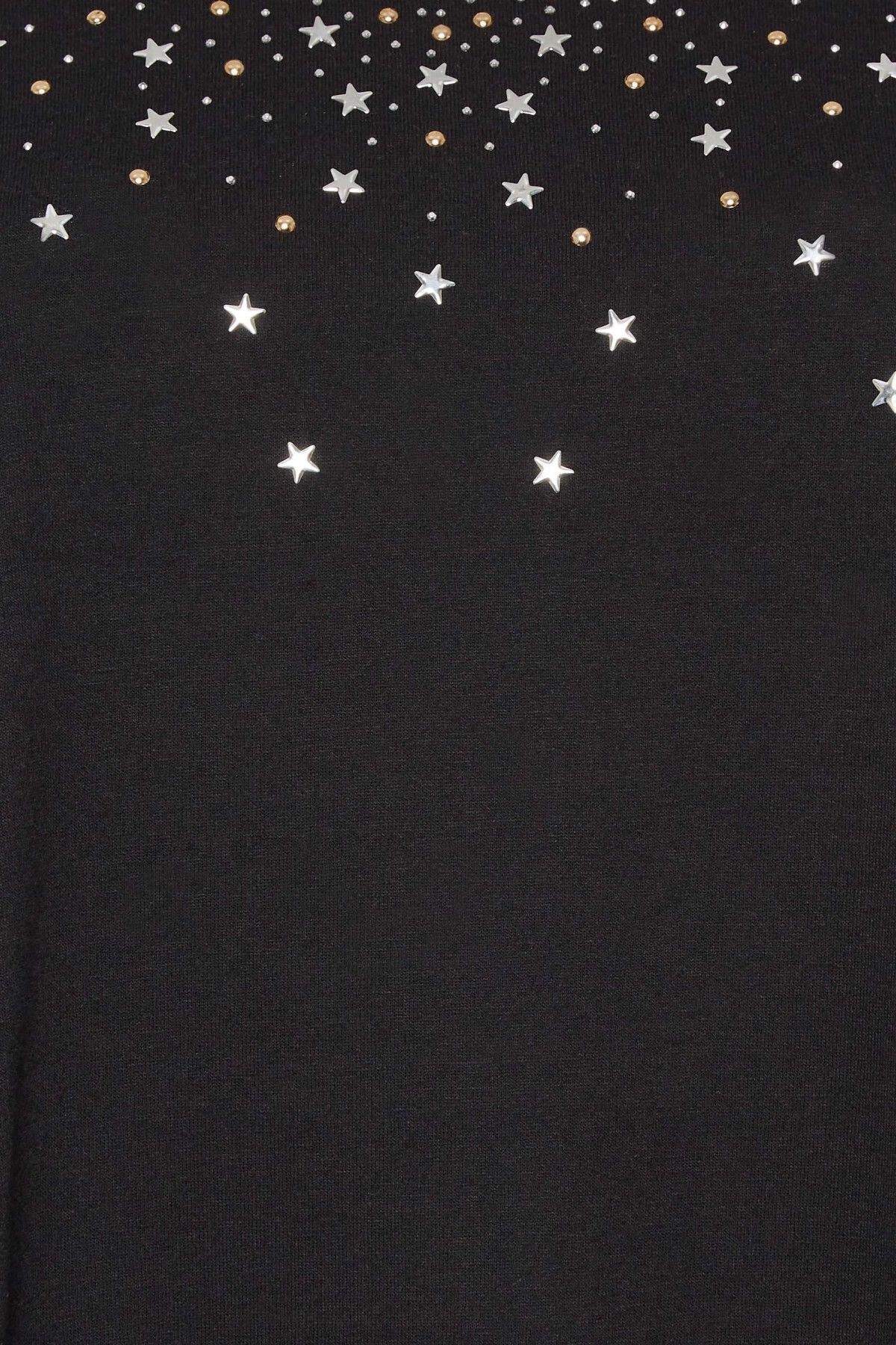 Büyük Beden V Yaka Yarım Kolları Büzgülü Önü İşleme Detaylı Bluz 302045