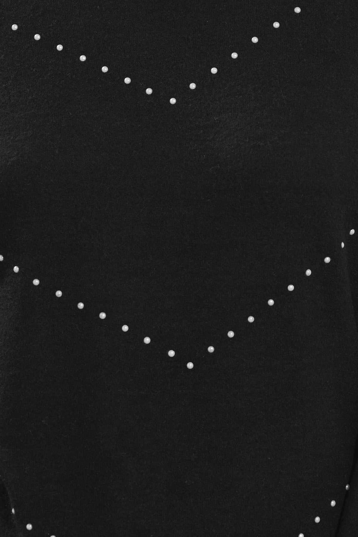 Büyük Beden Bisiklet Yaka Uzun Kollu Taşlı İnce Sweatshirt 356682