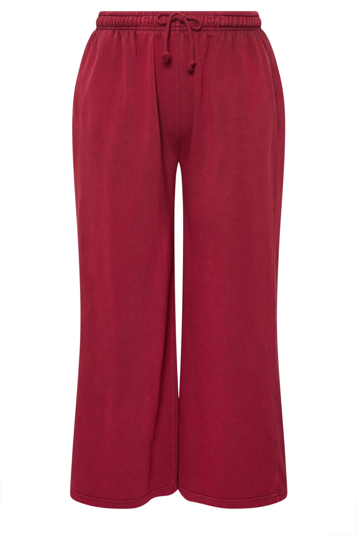 Büyük Beden Cepli Beli Lastikli İpli Geniş Paçalı Eşofman Altı 304052