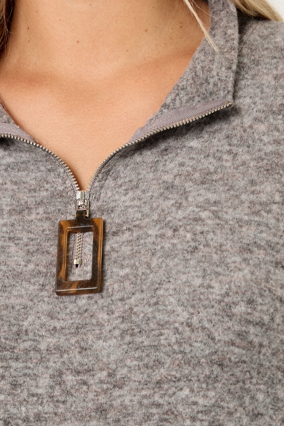 Büyük Beden V Yaka Uzun Kollu Peluş Kumaş Midi Elbise 304280