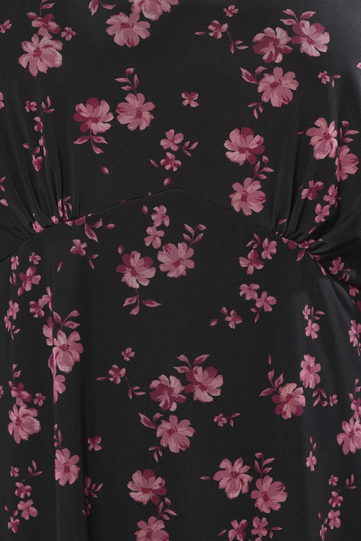 Büyük Beden V Yaka Uzun Kollu Tül Detaylı Astarlı Bluz 322995