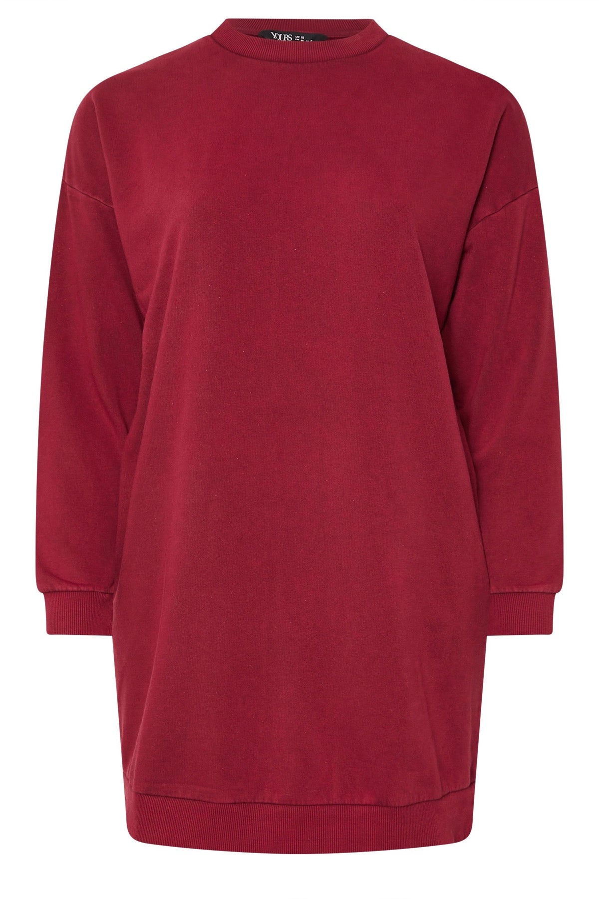 Büyük Beden Yarım Balıkçı Yaka Uzun Kollu Cepli Diz Üstü Sweat Elbise 304078