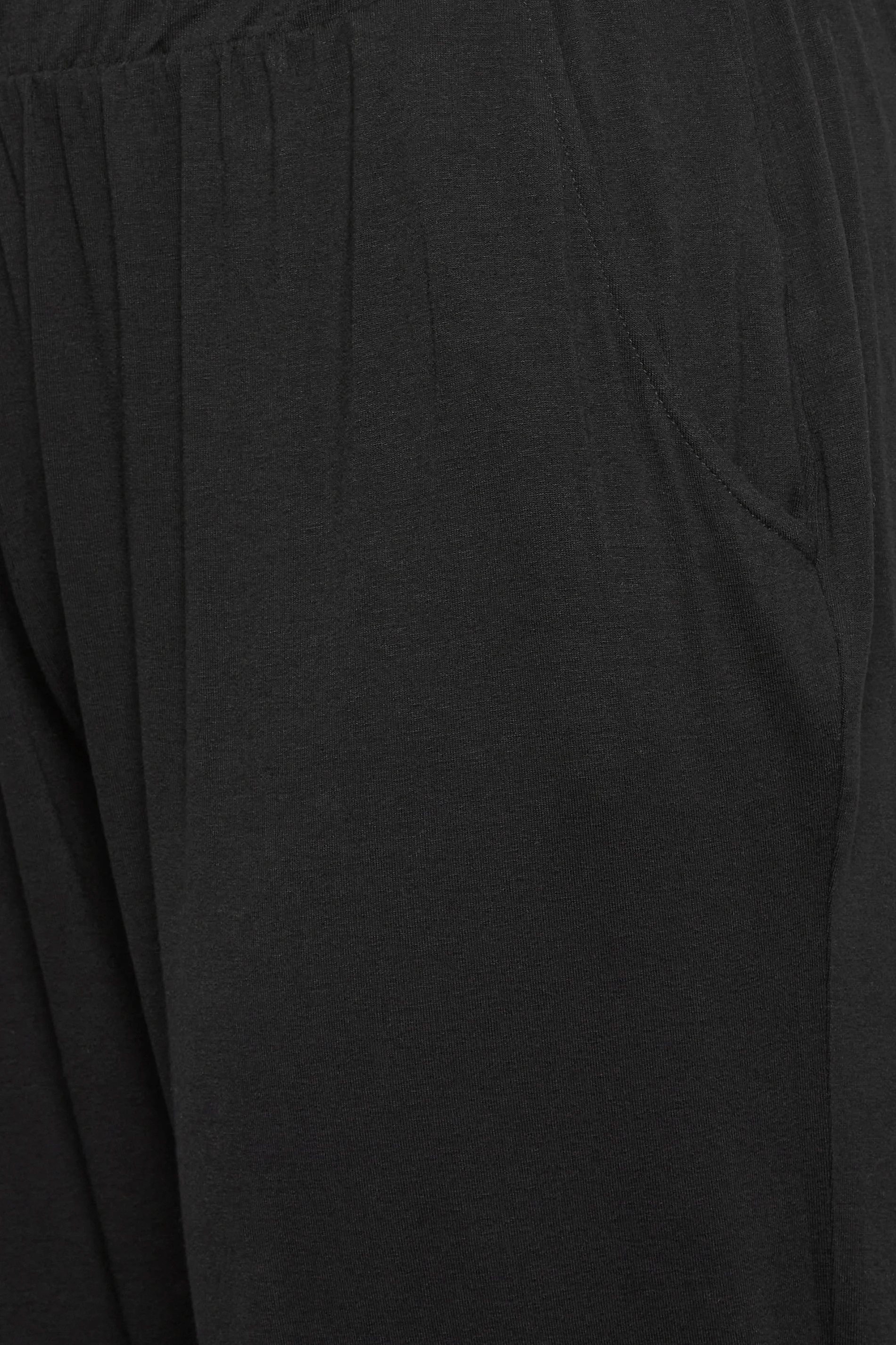 Büyük Beden Paçası ve Beli Lastikli Cepli İnce Pantolon 143299