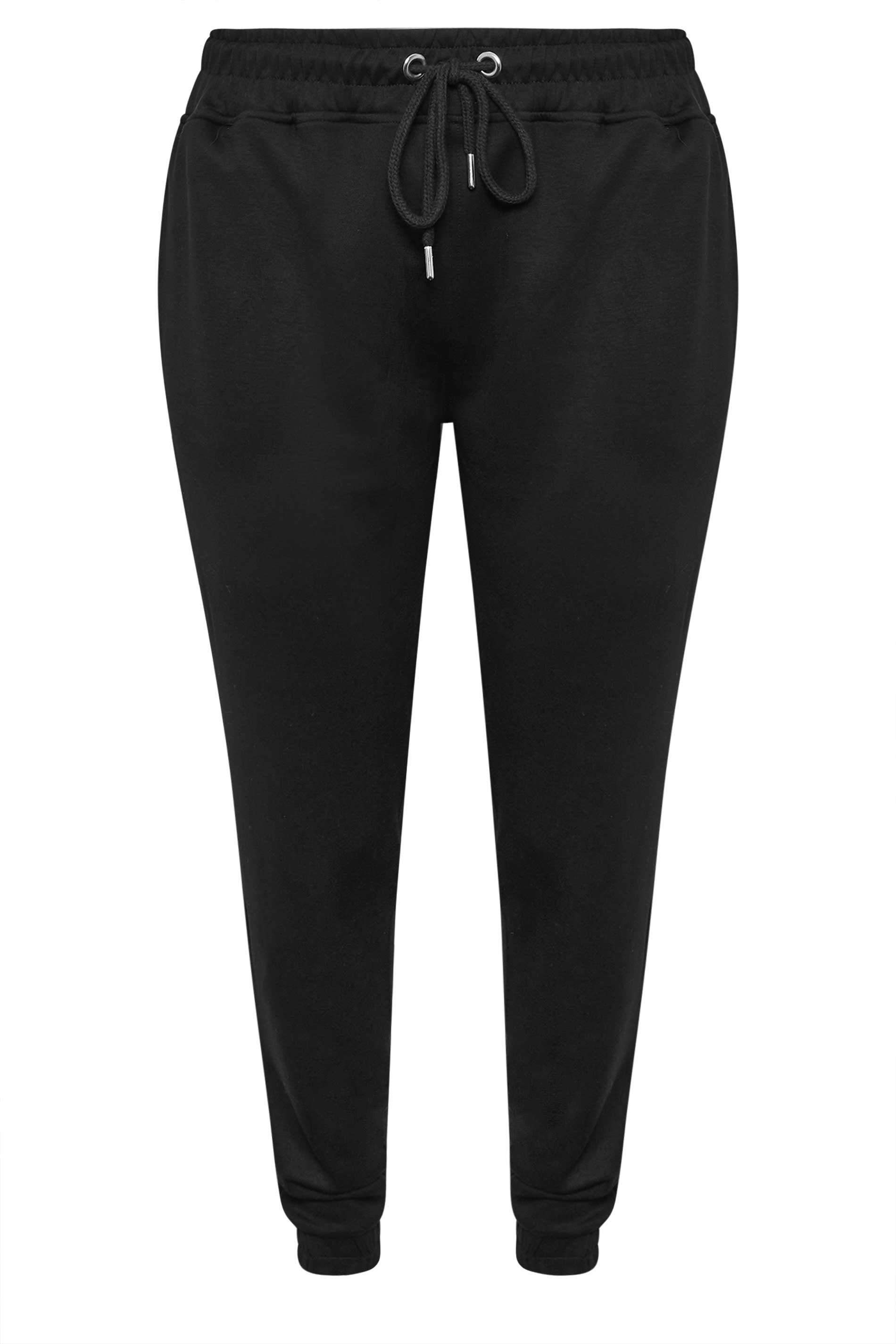 Büyük Beden Beli Ve Paçası Lastikli Dar Paça Jogger Pantolon 303013