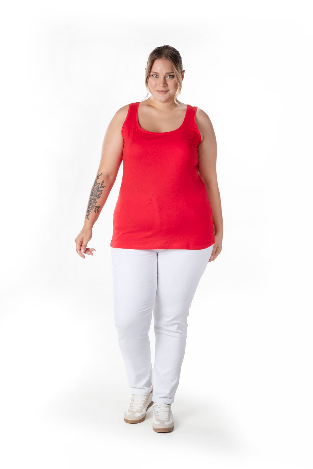 Büyük Beden Sıfır Kol Basic Atlet 1097164