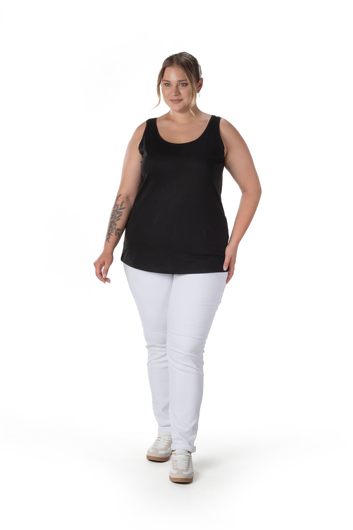 Büyük Beden Sıfır Kol Basic Atlet 1097164