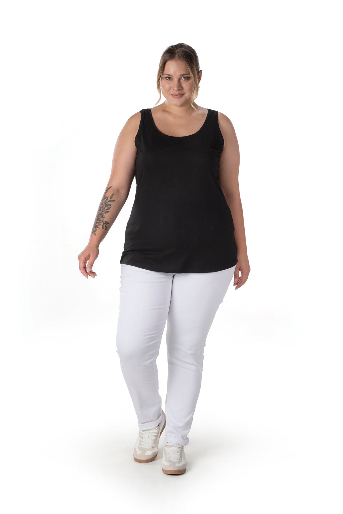 Büyük Beden Sıfır Kol Basic Atlet 1097164