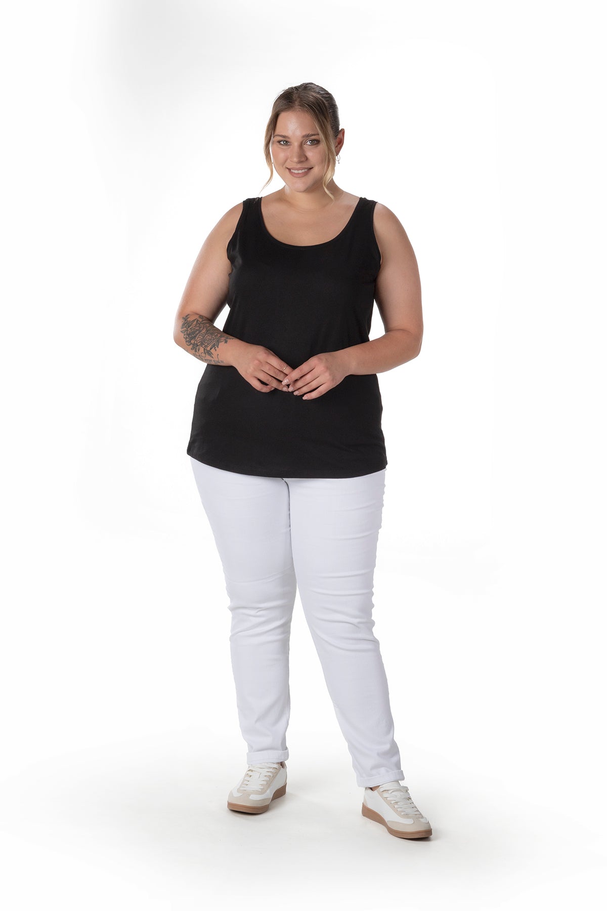 Büyük Beden Sıfır Kol Basic Atlet 1097164