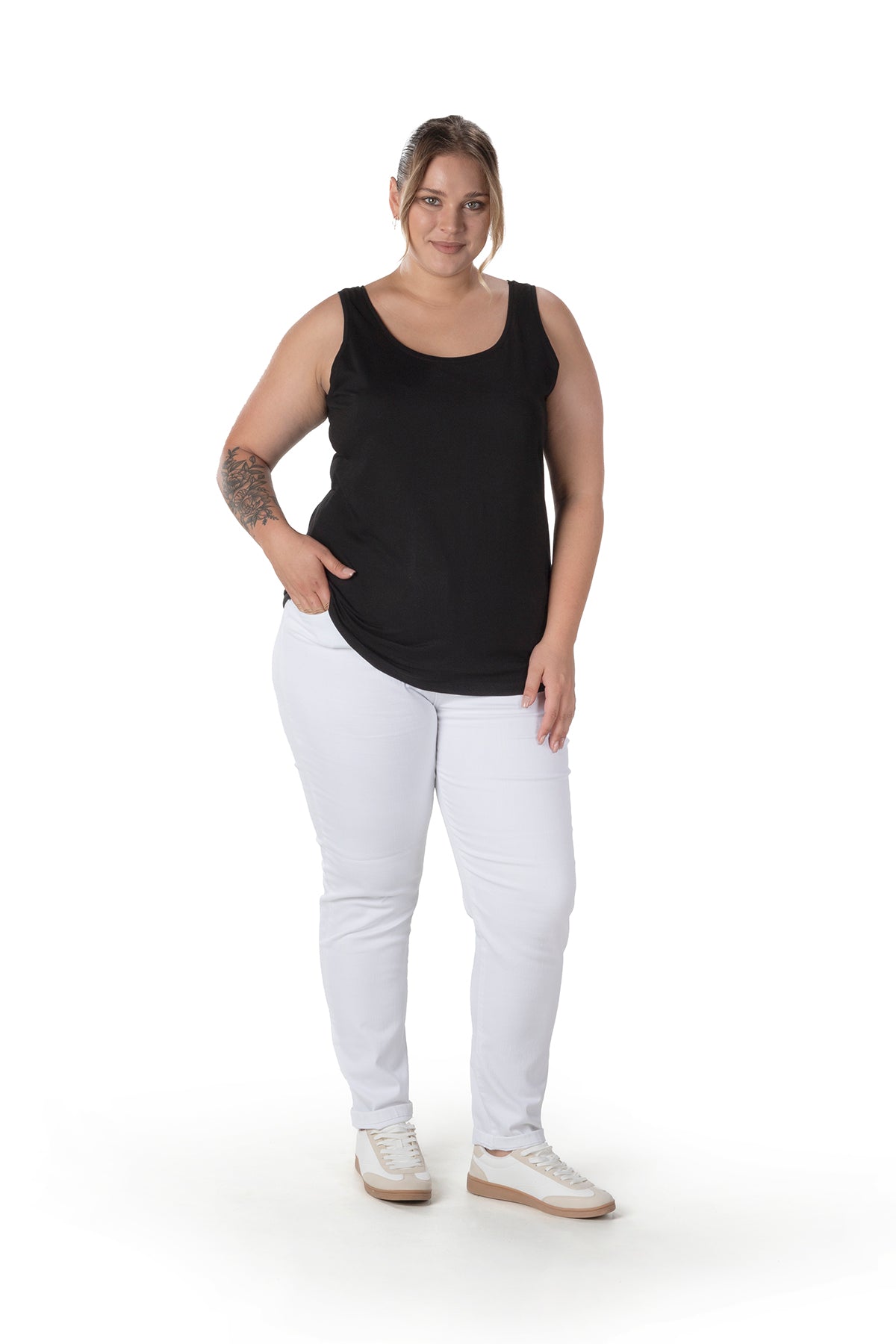 Büyük Beden Sıfır Kol Basic Atlet 1097164