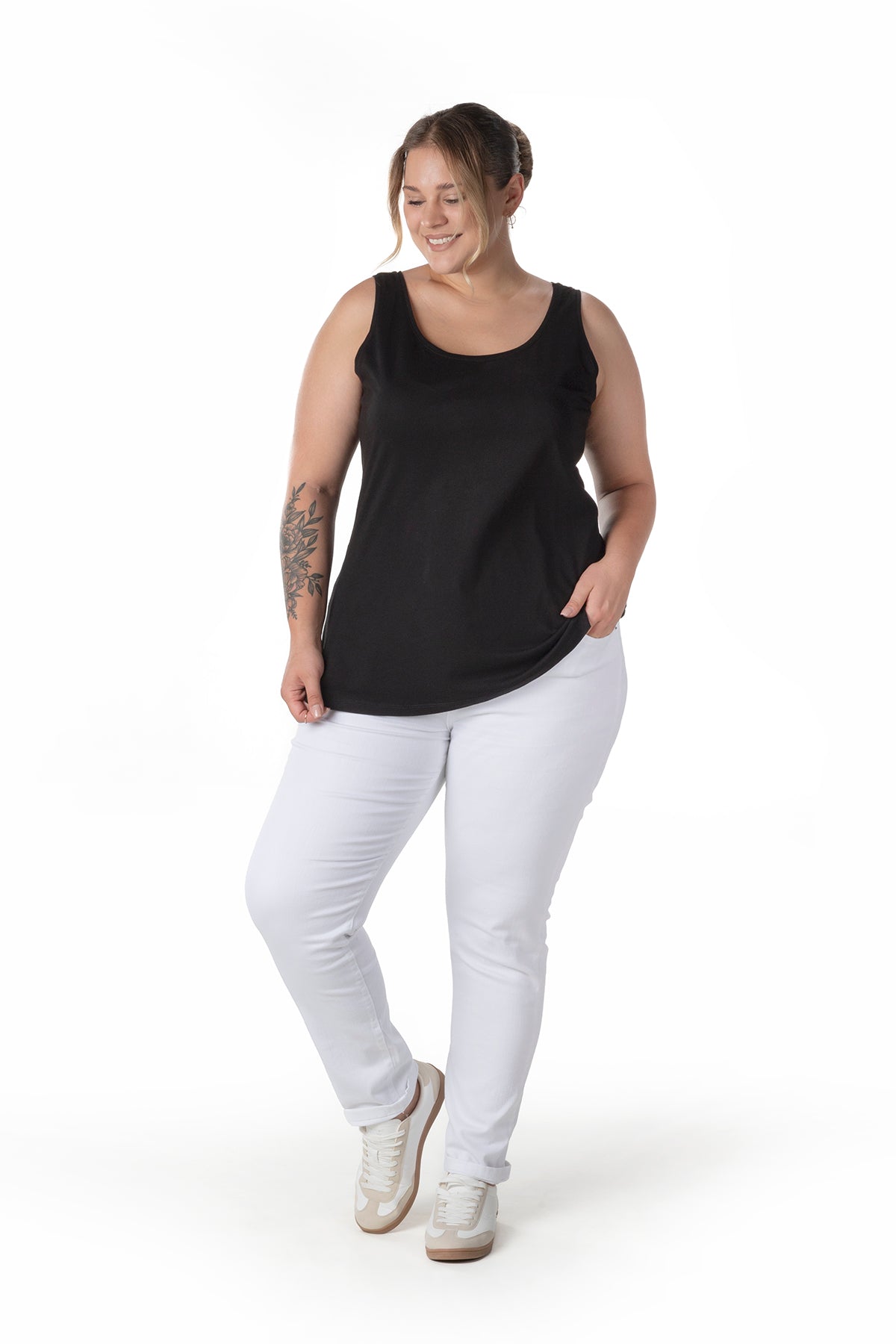 Büyük Beden Sıfır Kol Basic Atlet 1097164