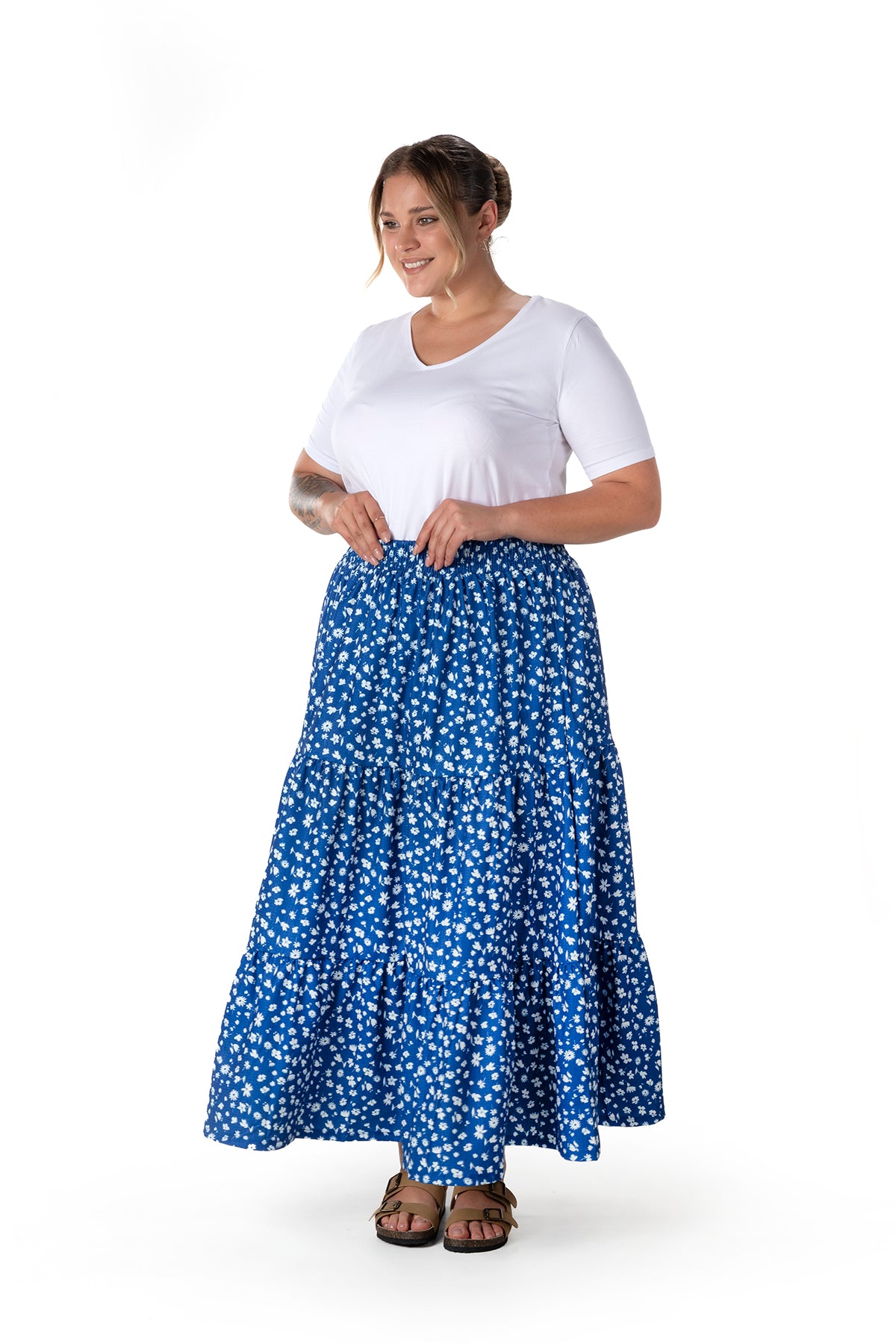 Büyük Beden Kısa Kol Basic T-shirt 12481903