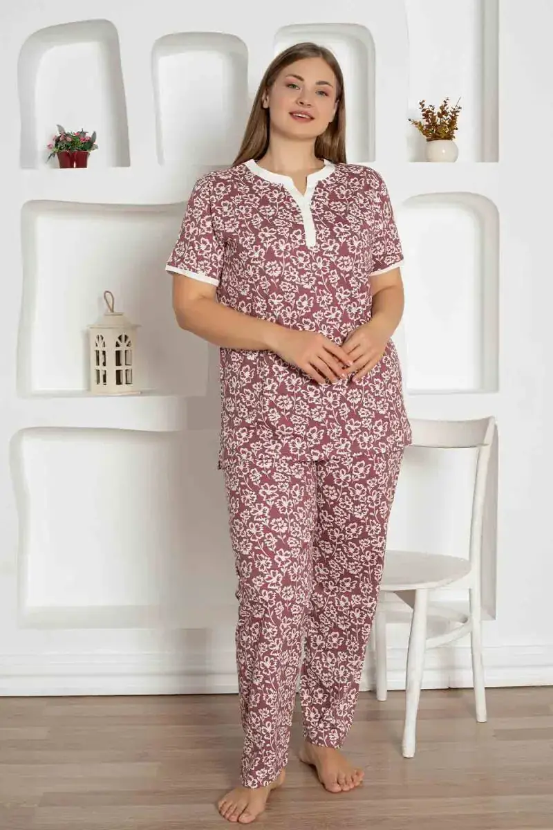 Farya Home büyük beden kadın ev giyimi örneği